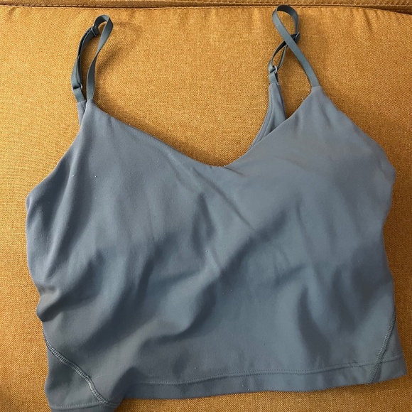 Lululemon Align Cropped Cami tank top - green size 6 - Picture 1 of 2
